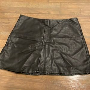 Pleather skirt